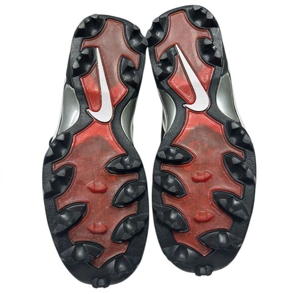 New 2002 Vintage Nike Zoom Air TD Football Cleats Black and White ZM Deadstock main image 6